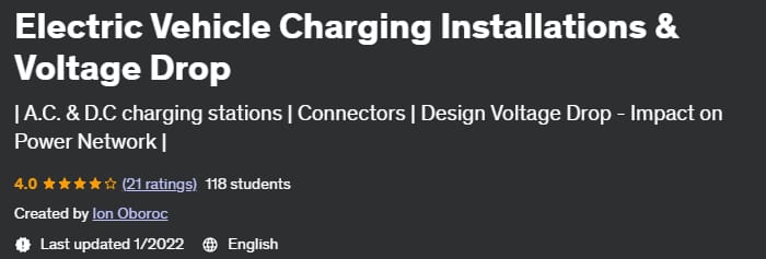 Electric Vehicle Charging Installations & Voltage Drop