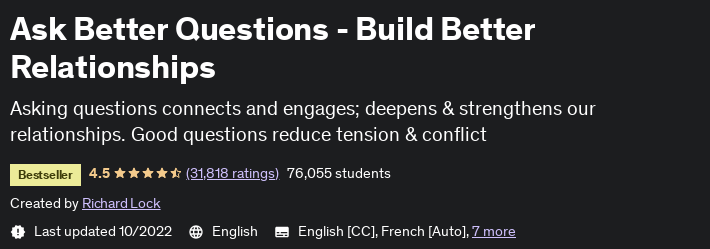 Ask Better Questions - Build Better Relationships