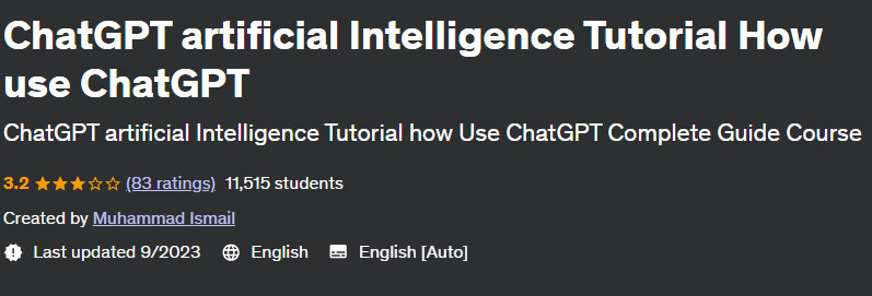 ChatGPT Artificial Intelligence Tutorial How to use ChatGPT 