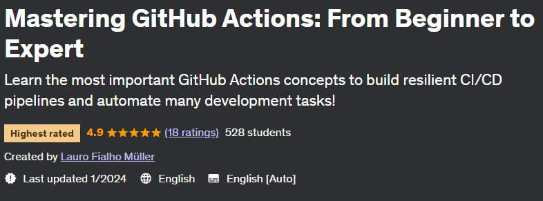 Mastering GitHub Actions: From Beginner to Expert