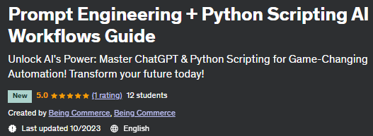 Prompt Engineering + Python Scripting AI Workflows Guide
