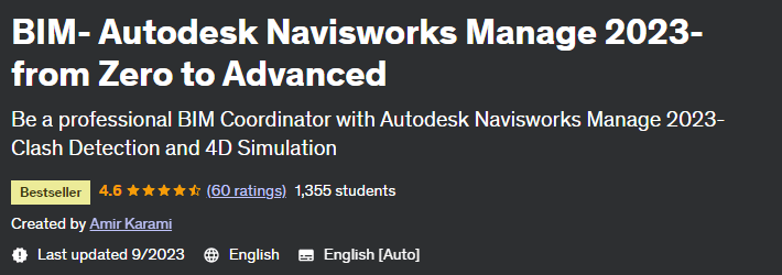 BIM- Autodesk Navisworks Manage 2023- from Zero to Advanced