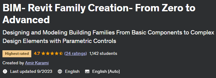 BIM- Revit Family Creation- From Zero to Advanced