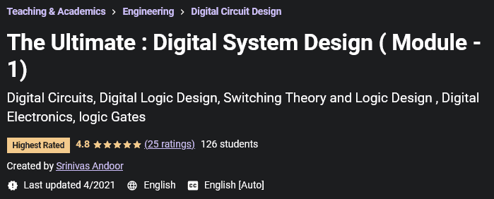 The Ultimate: Digital System Design (Module-1)