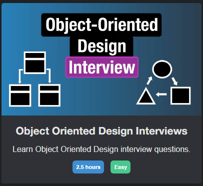 Object-Oriented Design Interviews