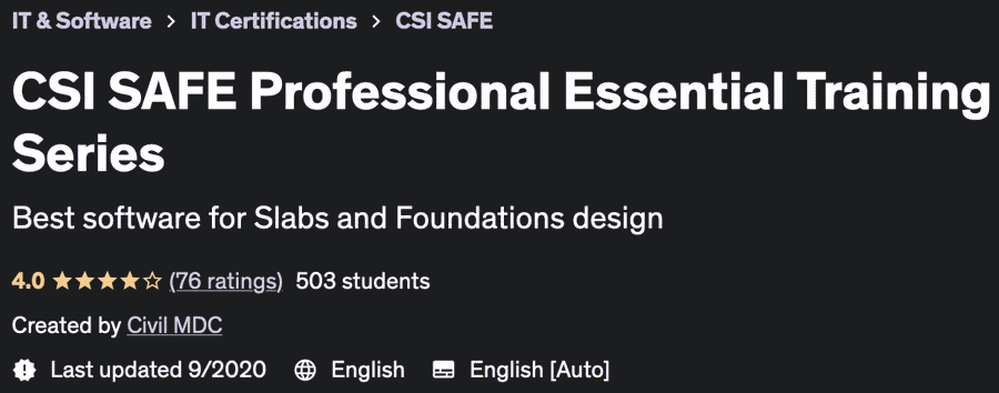 CSI SAFE Professional Essential Training Series