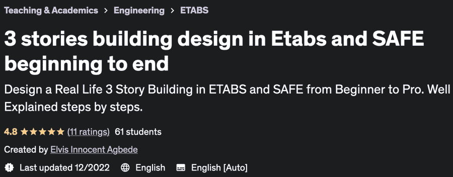 3 stories building design in Etabs and SAFE beginning to end