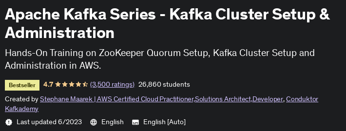 Apache Kafka Series - Kafka Cluster Setup & Administration