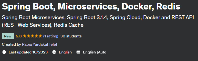 Spring Boot Microservices Docker Redis