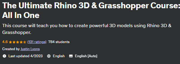 The Ultimate Rhino 3D & Grasshopper Course: All In One