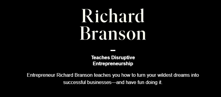 Richard Branson Teaches Disruptive Entrepreneurship