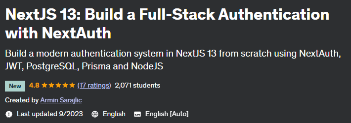 NextJS 13_ Build a Full-Stack Authentication with NextAuth