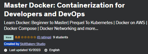 Master Docker: Containerization for Developers and DevOps