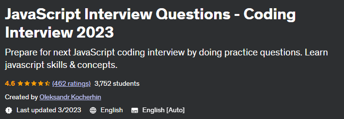 JavaScript Interview Questions - Coding Interview 2023