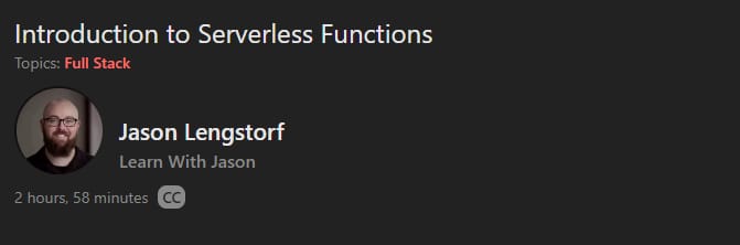 Introduction to Serverless Functions