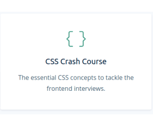 CSS Crash Course