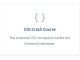 CSS Crash Course