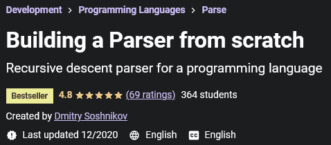 Building a Parser from scratch