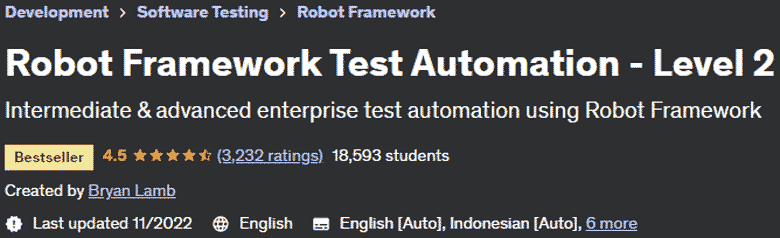 Robot Framework Test Automation - Level 2