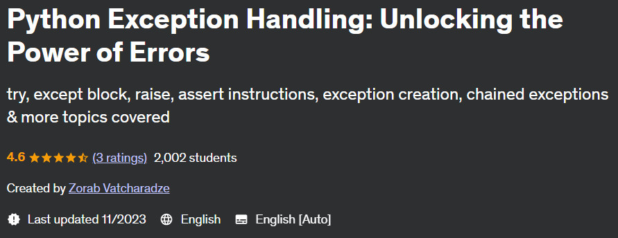 Python Exception Handling: Unlocking the Power of Errors