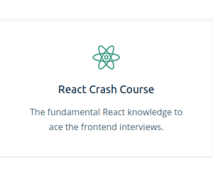 React Crash Course