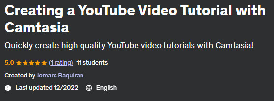 Creating a YouTube Video Tutorial with Camtasia