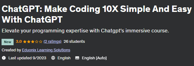 ChatGPT: Make Coding 10X Simple And Easy With ChatGPT