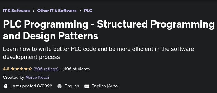 PLC Programming - Structured Programming and Design Patterns