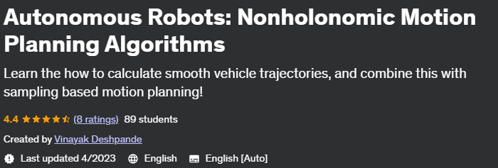 Autonomous Robots_ Nonholonomic Motion Planning Algorithms