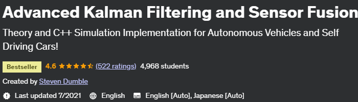 Advanced Kalman Filtering and Sensor Fusion