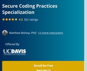 Secure Coding Practices Specialization