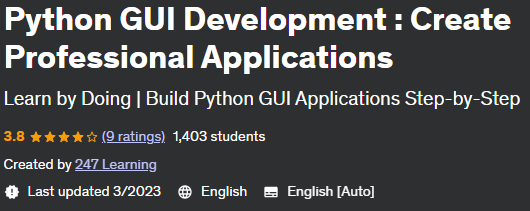 Python GUI Development: Create Professional Applications