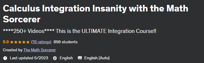 Calculus Integration Insanity with the Math Sorcerer