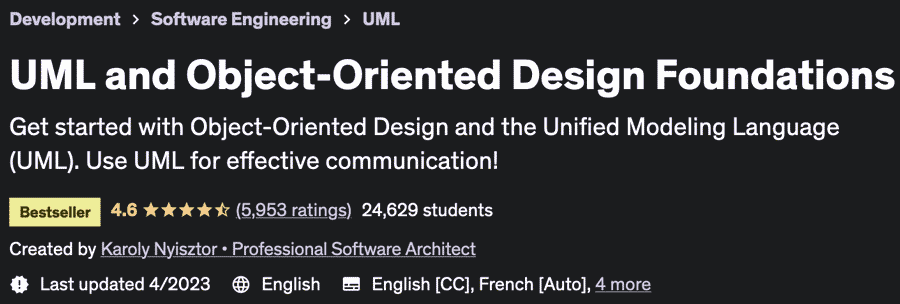 UML and Object-Oriented Design Foundations