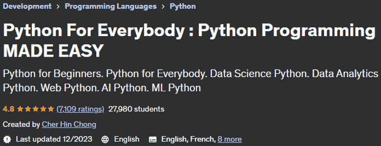 Python For Everyone Python Programming MADE EASY