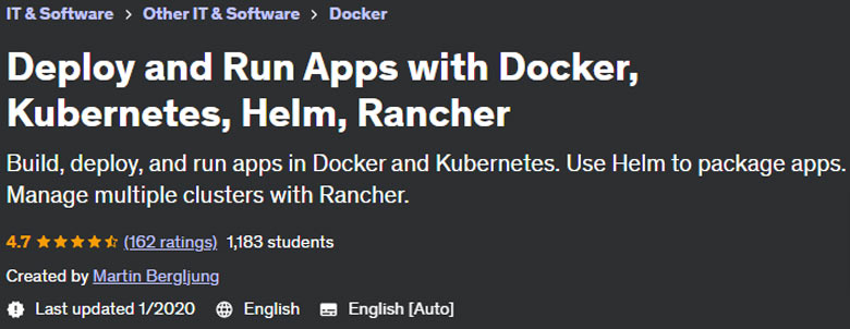 Deploy and Run Apps with Docker, Kubernetes, Helm, Rancher