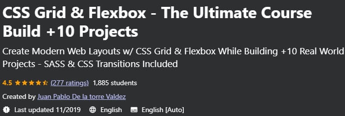 CSS Grid & Flexbox - The Ultimate Course Build +10 Projects