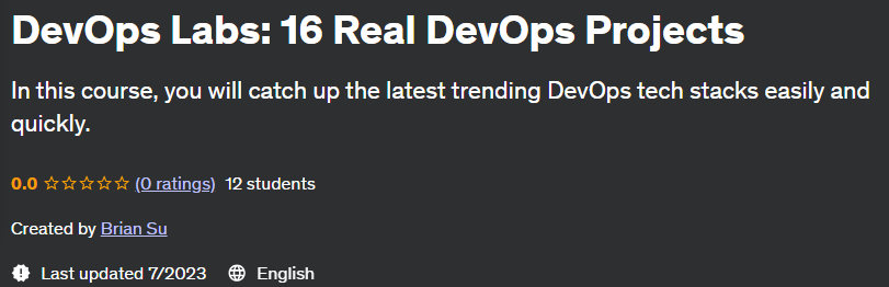 DevOps Labs: 16 Real DevOps Projects