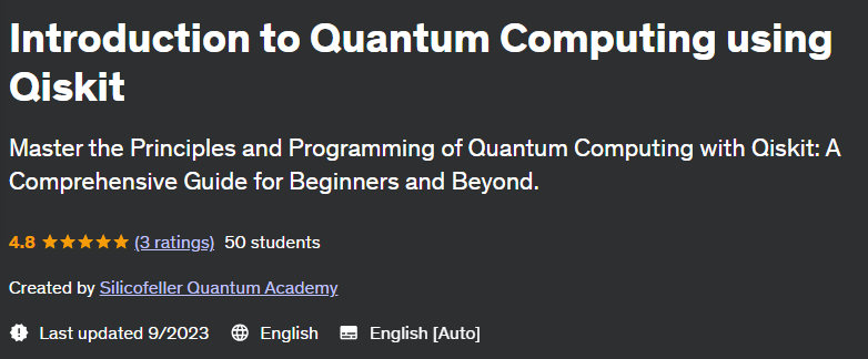 Introduction to Quantum Computing using Qiskit 