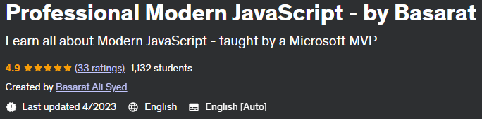 Professional Modern JavaScript - by Basarat