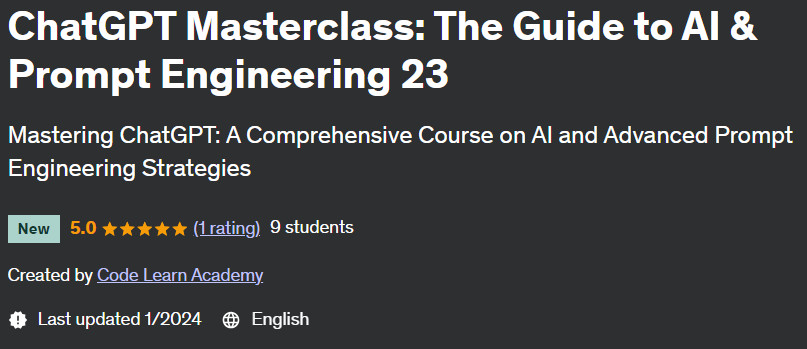 ChatGPT Masterclass: The Guide to AI & Prompt Engineering 23