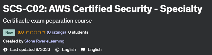 SCS-C02_ AWS Certified Security - Specialty