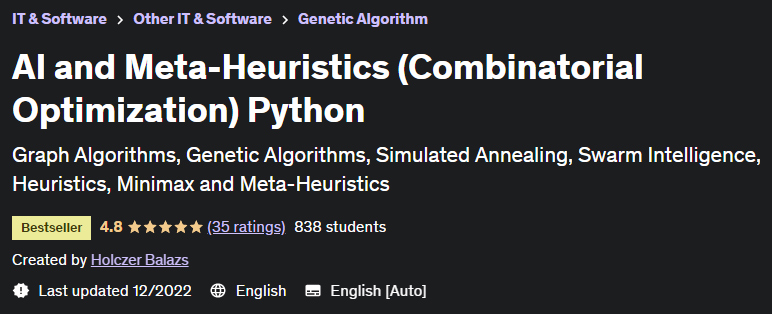 AI and Meta-Heuristics (Combinatorial Optimization) Python