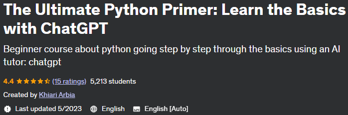 The Ultimate Python Primer: Learn the Basics with ChatGPT