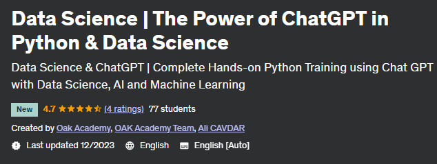 Data science  The Power of ChatGPT in Python & Data Science