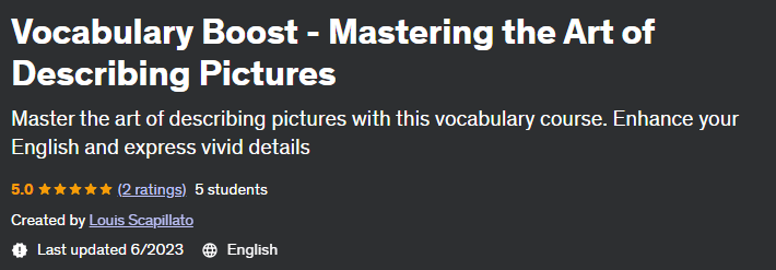 Vocabulary Boost - Mastering the Art of Describing Pictures