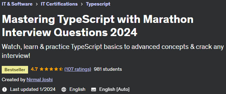 Mastering TypeScript with Marathon Interview Questions 2024