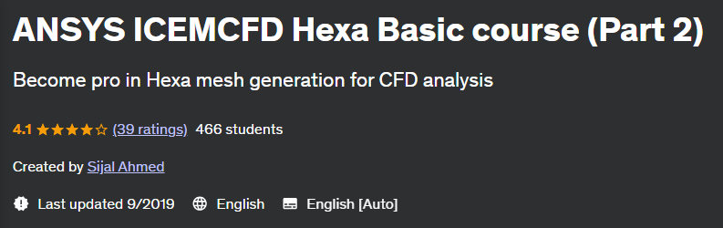 ANSYS ICEMCFD Hexa Basic course (Part 2)
