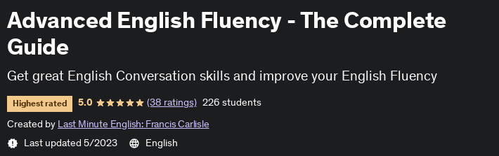 Advanced English Fluency - The Complete Guide