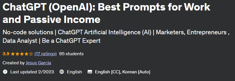 ChatGPT (OpenAI): Best Prompts for Work and Passive Income